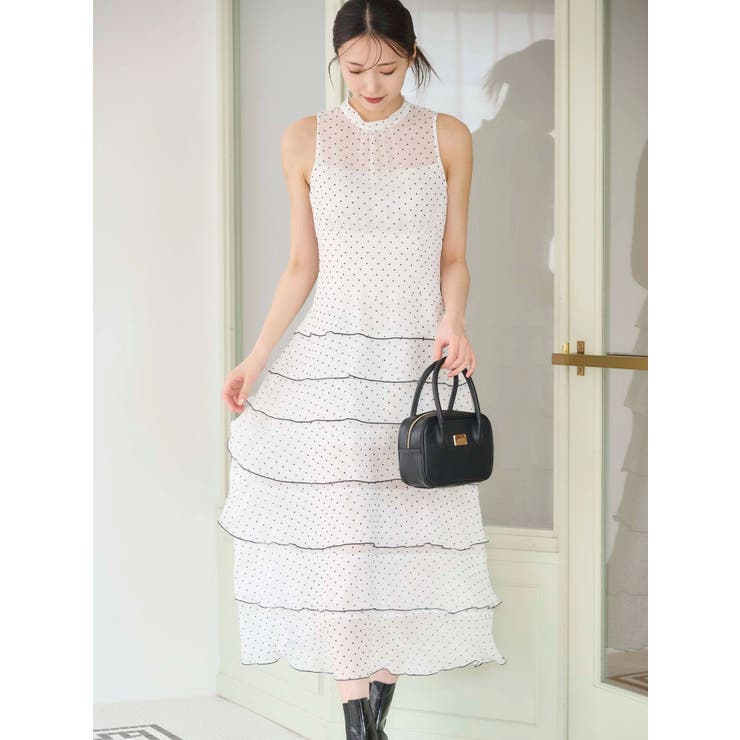 シフォンティアードワンピース | MERCURYDUO | 詳細画像14 