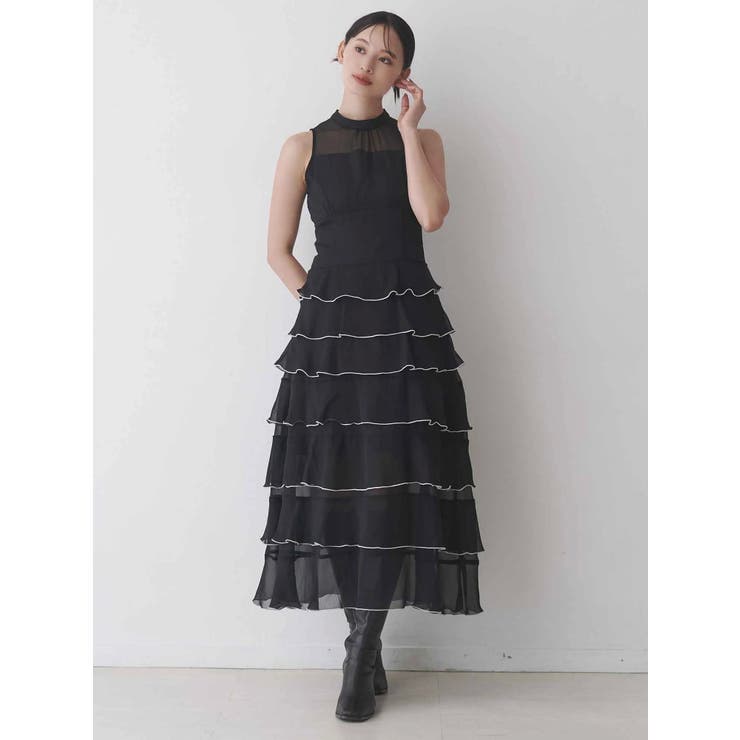 シフォンティアードワンピース | MERCURYDUO | 詳細画像2 