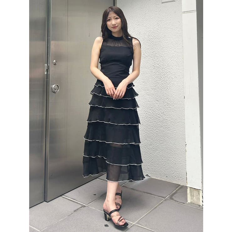 シフォンティアードワンピース | MERCURYDUO | 詳細画像24 