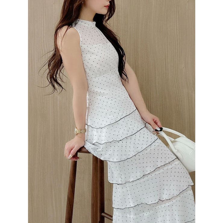 シフォンティアードワンピース | MERCURYDUO | 詳細画像27 