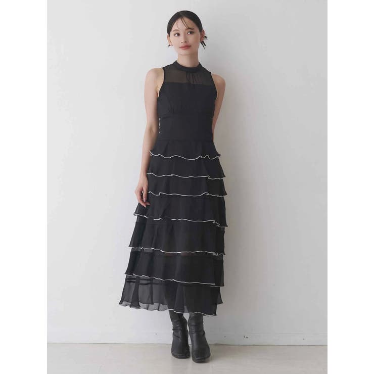 シフォンティアードワンピース | MERCURYDUO | 詳細画像3 