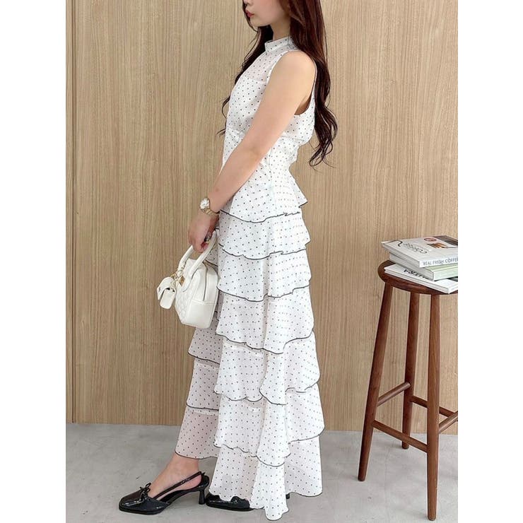 シフォンティアードワンピース | MERCURYDUO | 詳細画像30 