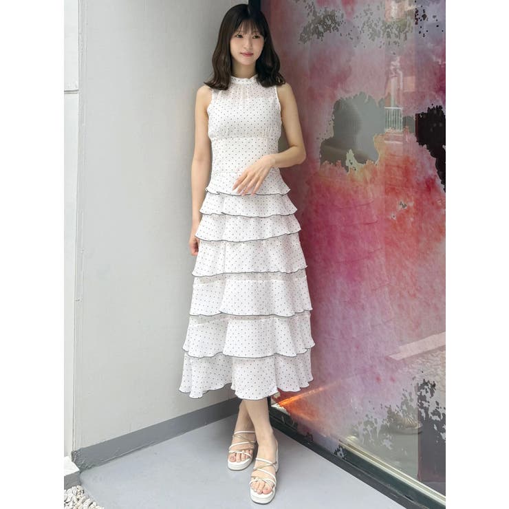 シフォンティアードワンピース | MERCURYDUO | 詳細画像33 