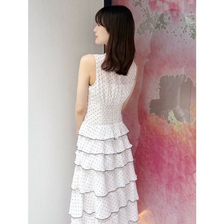 シフォンティアードワンピース | MERCURYDUO | 詳細画像37 