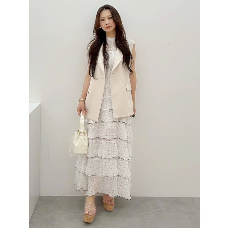 シフォンティアードワンピース | MERCURYDUO | 詳細画像41 