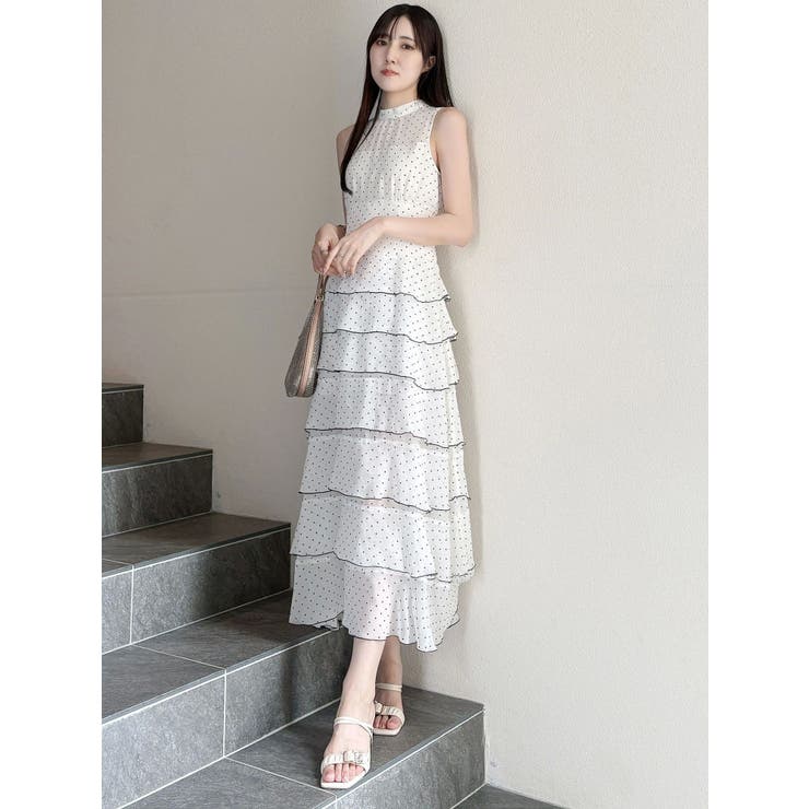 シフォンティアードワンピース | MERCURYDUO | 詳細画像49 