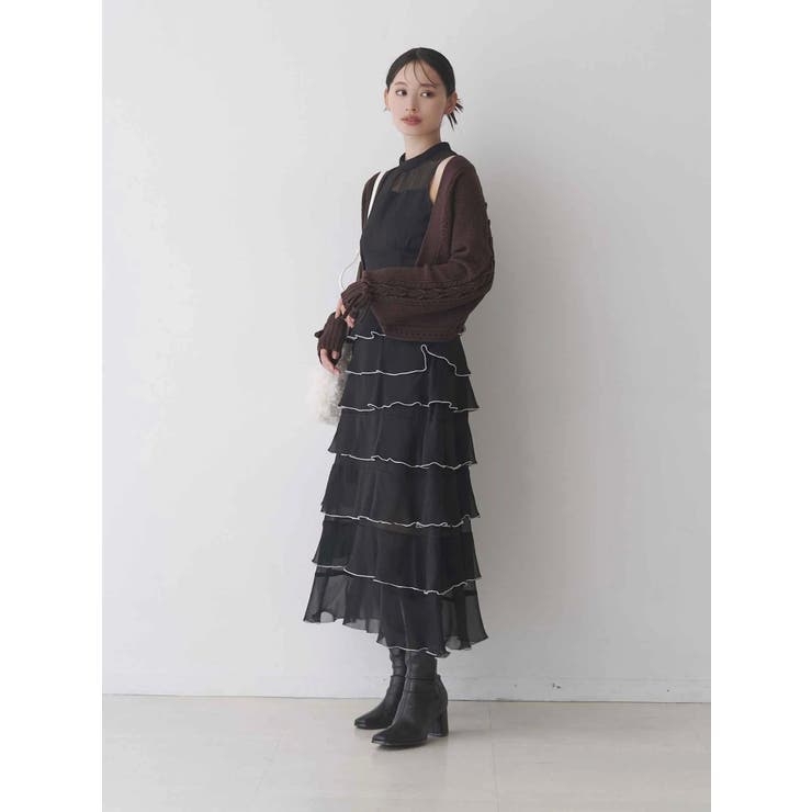 シフォンティアードワンピース | MERCURYDUO | 詳細画像7 