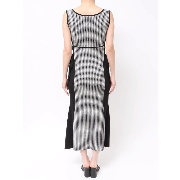 チェックサイドレースアップニットワンピース | MERCURYDUO | 詳細画像17 