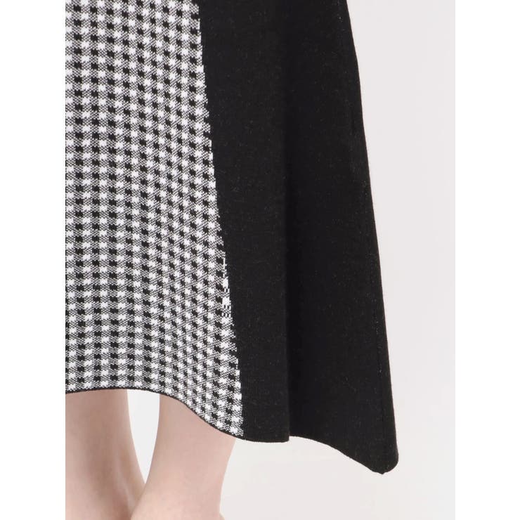 チェックサイドレースアップニットワンピース | MERCURYDUO | 詳細画像20 