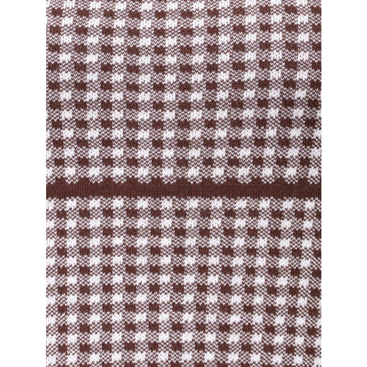 チェックサイドレースアップニットワンピース | MERCURYDUO | 詳細画像22 