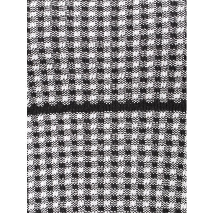 チェックサイドレースアップニットワンピース | MERCURYDUO | 詳細画像23 