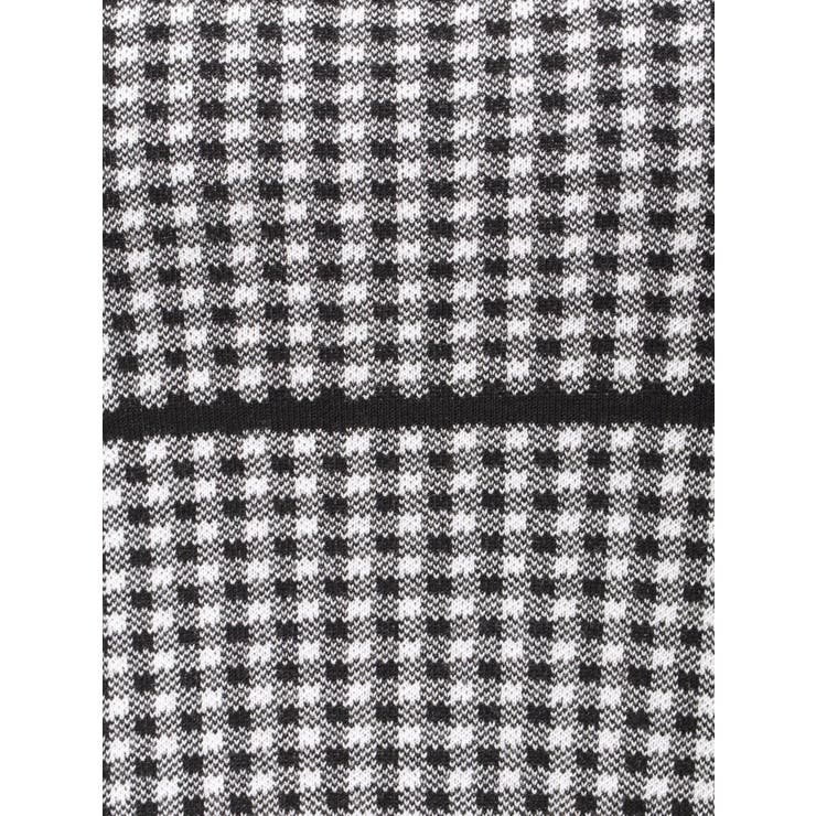 チェックサイドレースアップニットワンピース | MERCURYDUO | 詳細画像24 