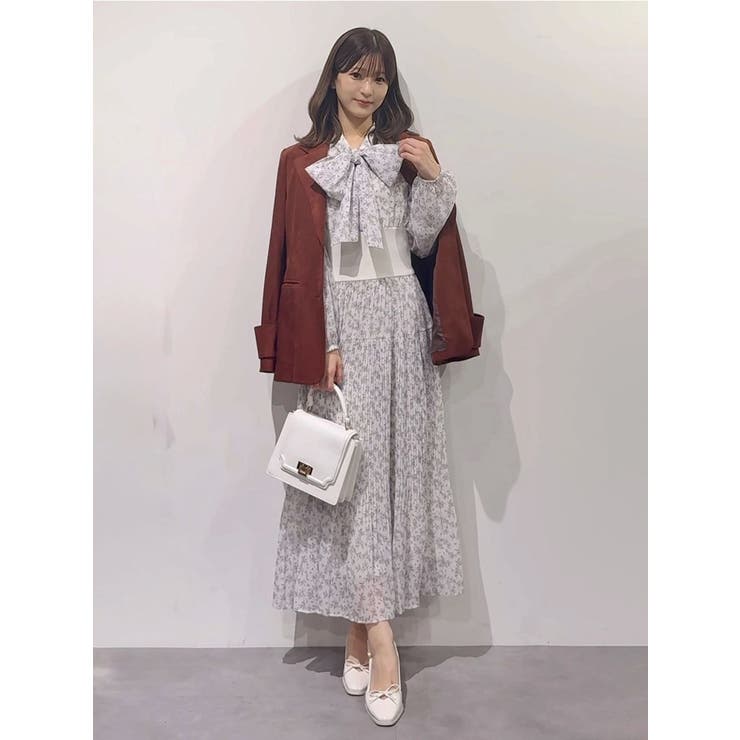 ウエストリブプリーツワンピース | MERCURYDUO | 詳細画像23 