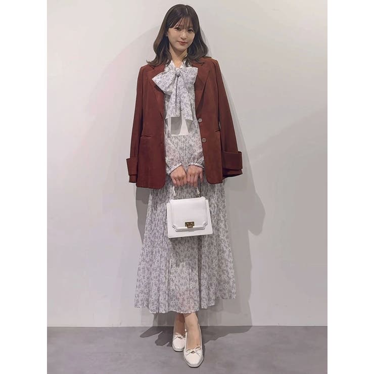 ウエストリブプリーツワンピース | MERCURYDUO | 詳細画像24 