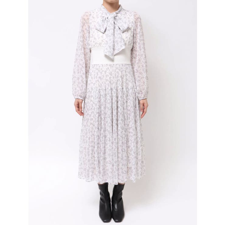 ウエストリブプリーツワンピース | MERCURYDUO | 詳細画像25 