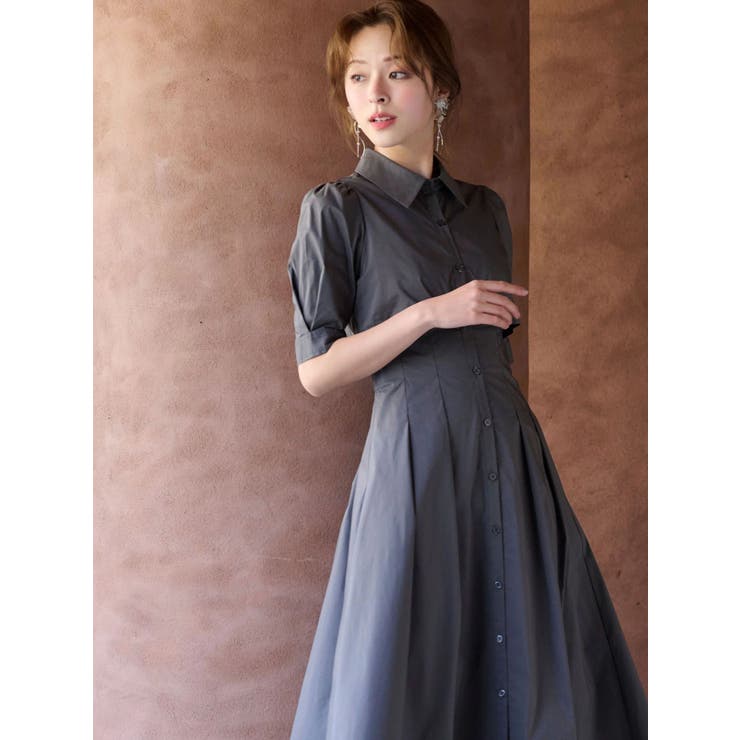 レイヤード風シャツワンピース | MERCURYDUO | 詳細画像12 