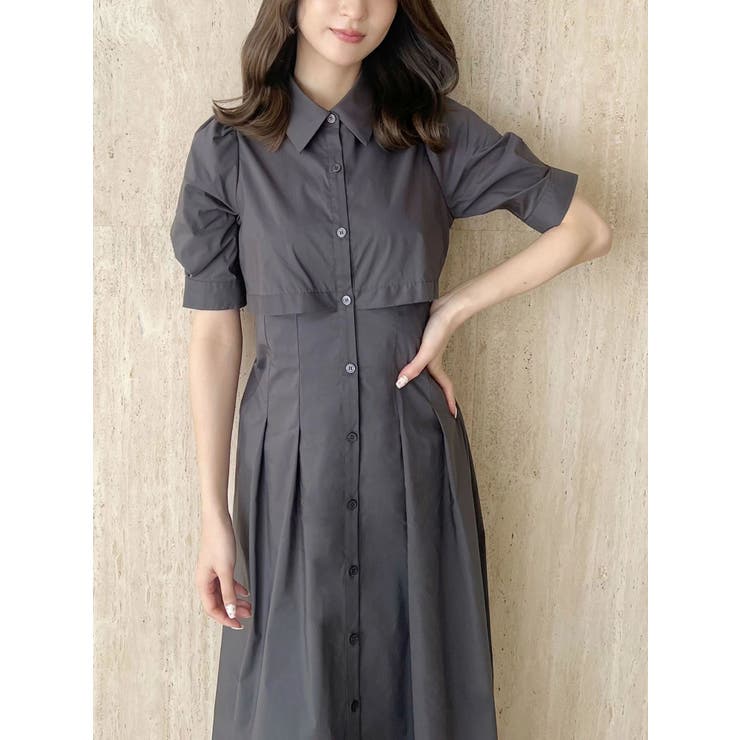 レイヤード風シャツワンピース | MERCURYDUO | 詳細画像13 