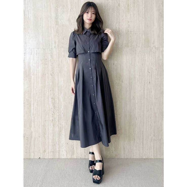 レイヤード風シャツワンピース | MERCURYDUO | 詳細画像14 