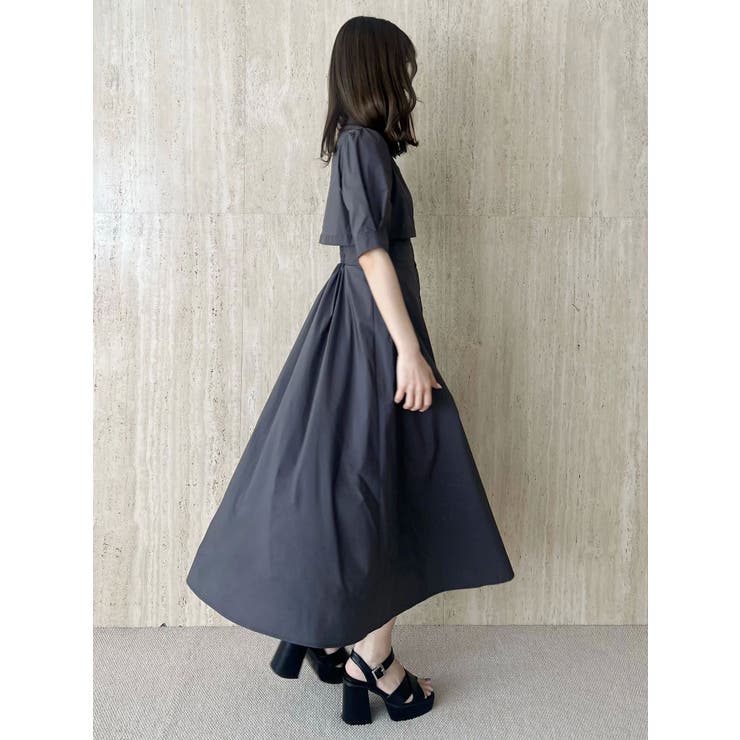 レイヤード風シャツワンピース | MERCURYDUO | 詳細画像15 