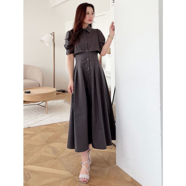 レイヤード風シャツワンピース | MERCURYDUO | 詳細画像23 