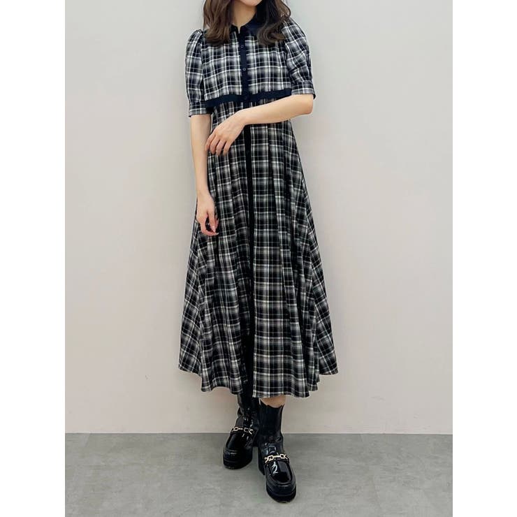 レイヤード風シャツワンピース | MERCURYDUO | 詳細画像28 