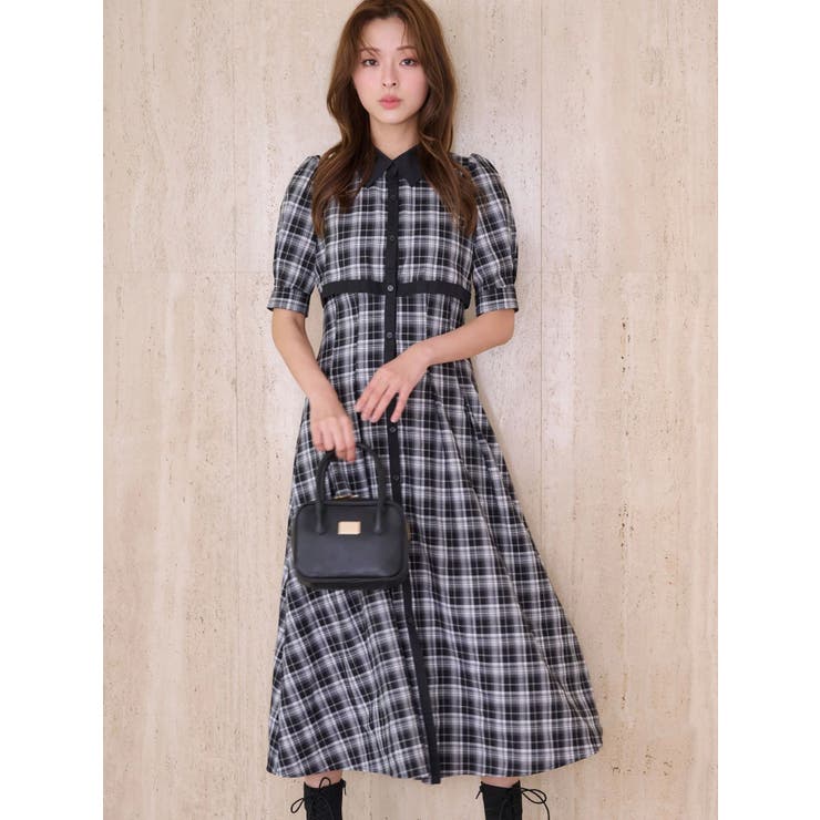 レイヤード風シャツワンピース | MERCURYDUO | 詳細画像9 