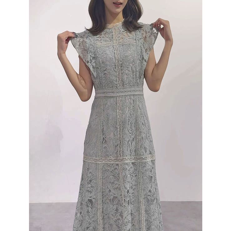 レースハイネックワンピース | MERCURYDUO | 詳細画像7 