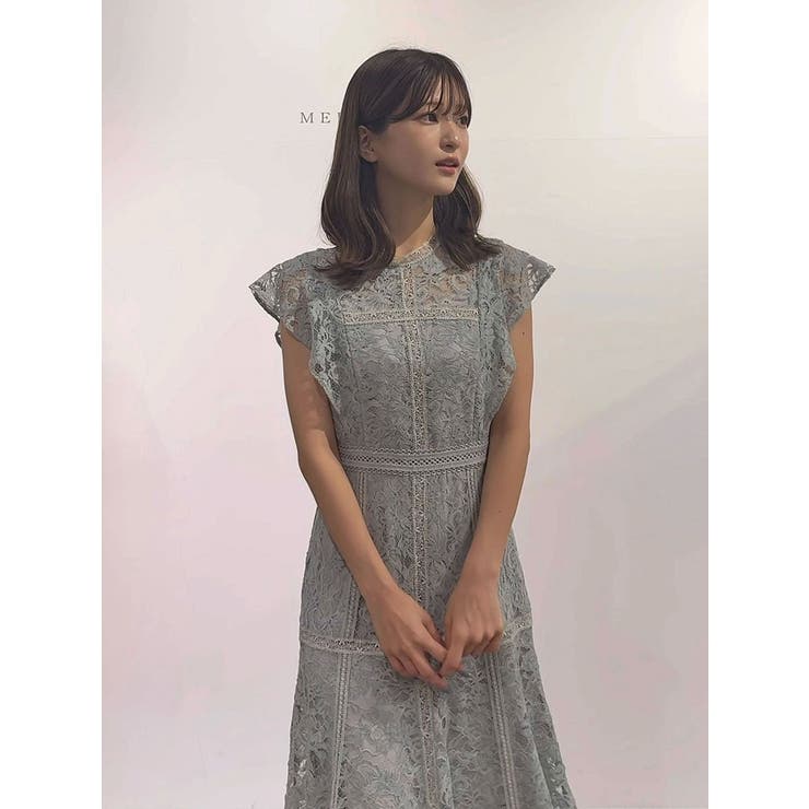 レースハイネックワンピース | MERCURYDUO | 詳細画像9 