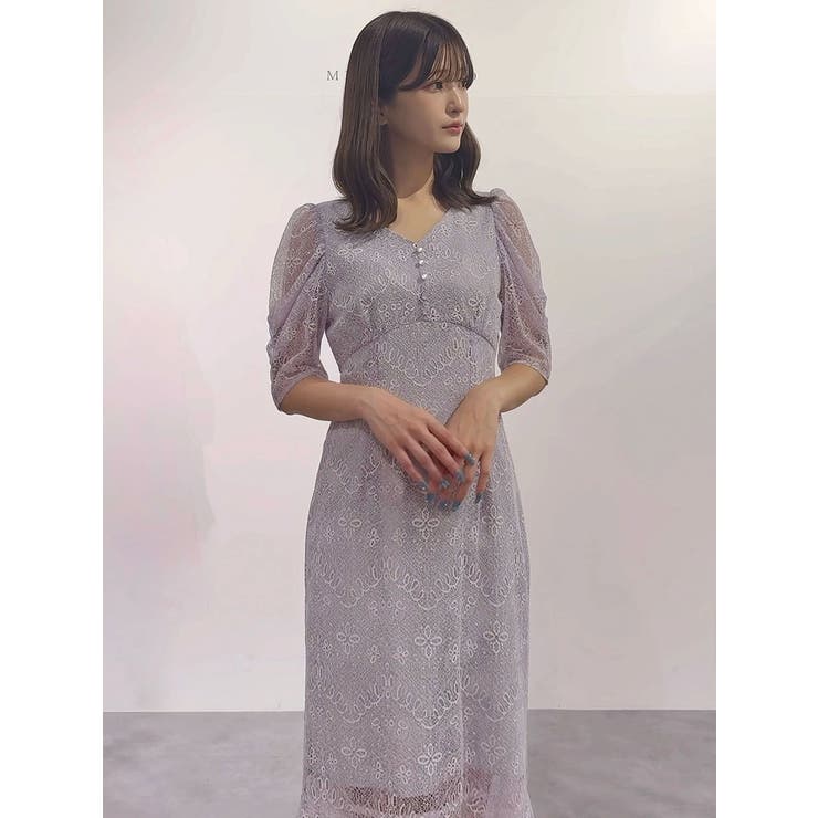 レースナローマーメイドワンピース | MERCURYDUO | 詳細画像12 