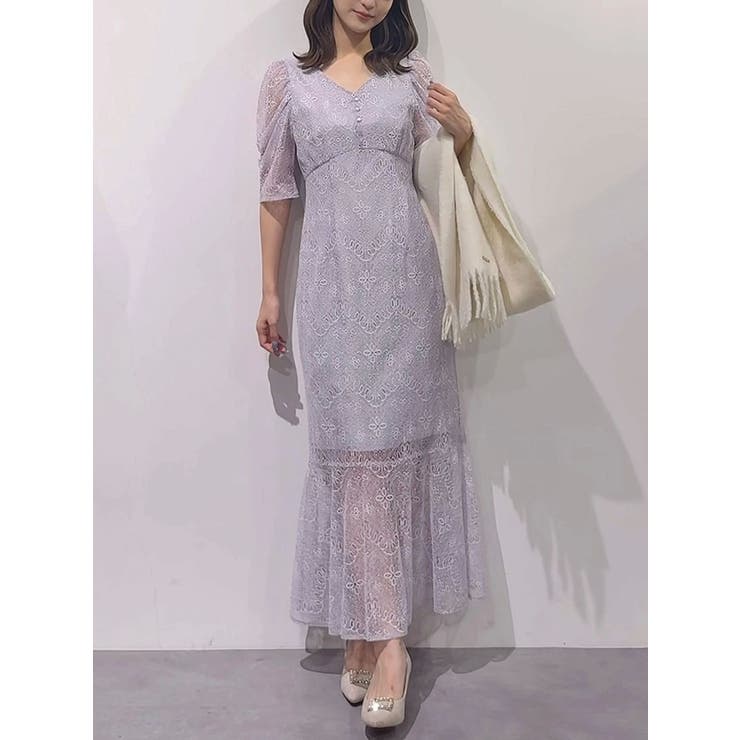 レースナローマーメイドワンピース | MERCURYDUO | 詳細画像13 