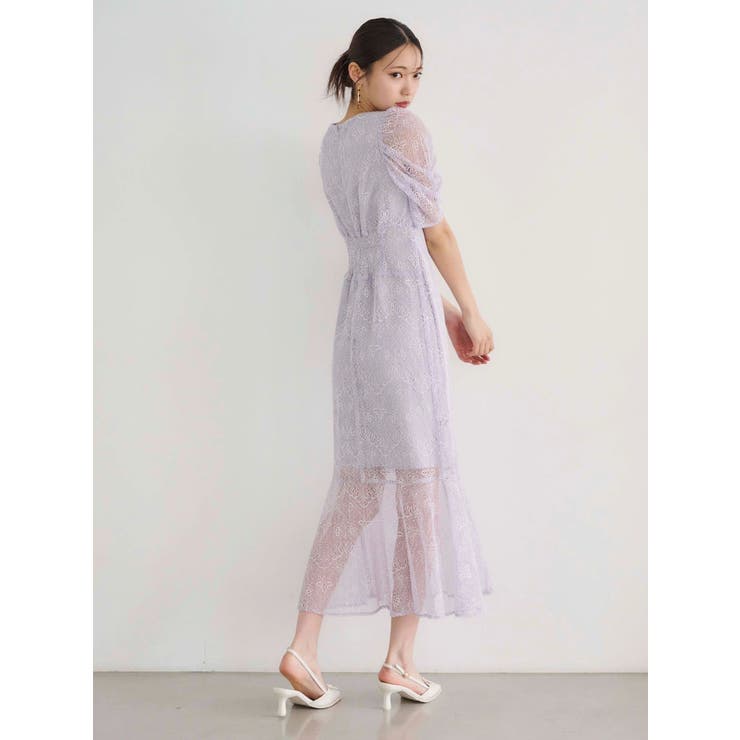 レースナローマーメイドワンピース | MERCURYDUO | 詳細画像9 