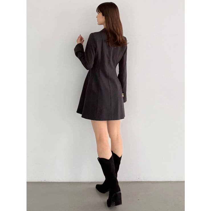 2WAYフィットアンドフレアジャケットワンピース[品番：MKSW0065903