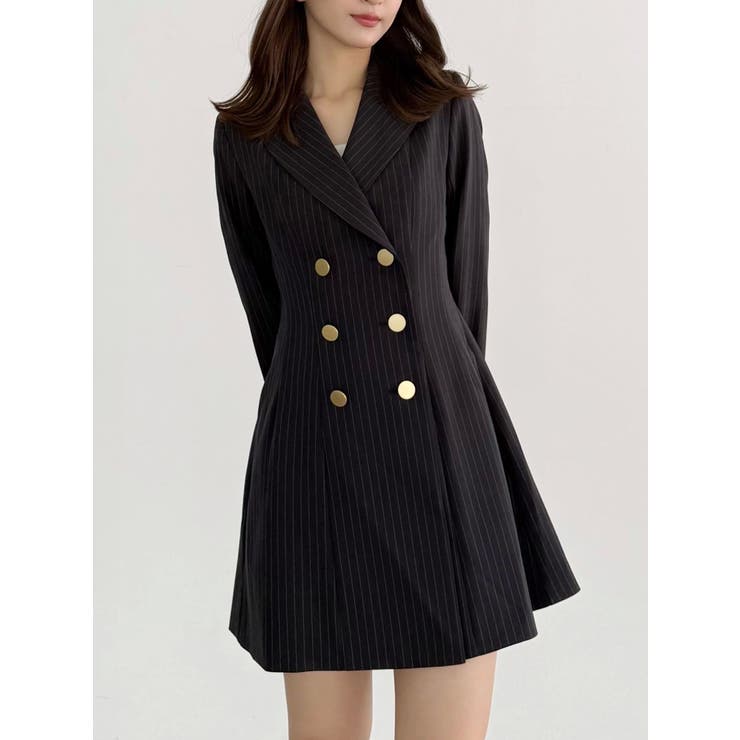 2WAYフィットアンドフレアジャケットワンピース[品番：MKSW0065903