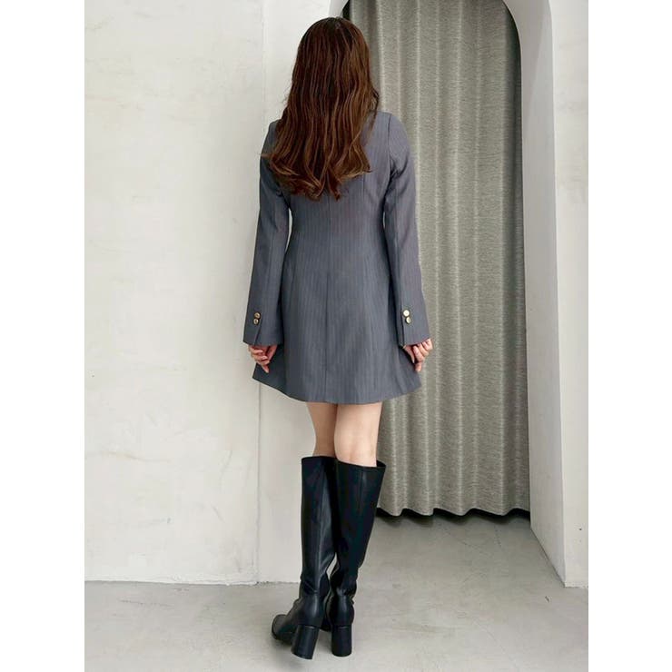 MERCURYDUO 2WAYフィットアンドフレアジャケットワンピース MERCURYDUO(マーキュリーデュオ) | . 人気の予約アイテムをご紹介♪ 秋