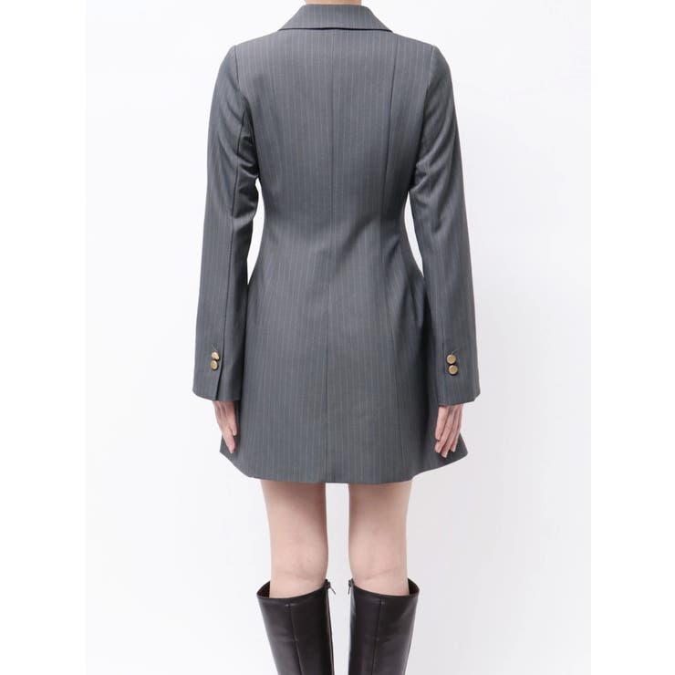 2WAYフィットアンドフレアジャケットワンピース[品番：MKSW0065903