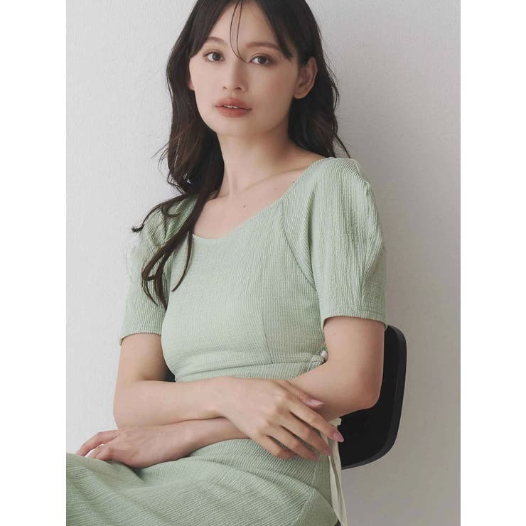 サイドレースアップカットワンピース | MERCURYDUO | 詳細画像12 