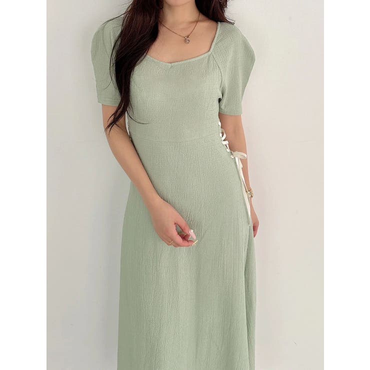 サイドレースアップカットワンピース | MERCURYDUO | 詳細画像21 