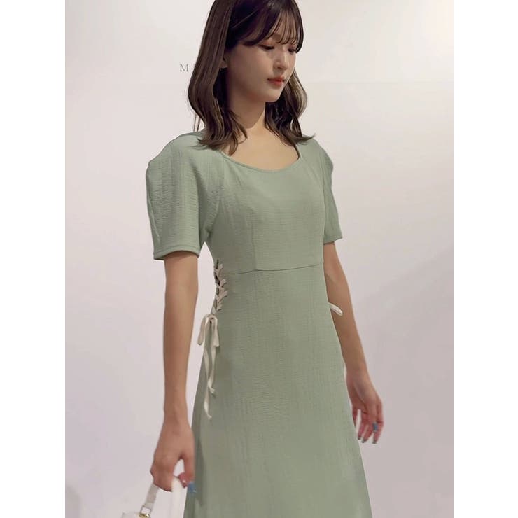 サイドレースアップカットワンピース | MERCURYDUO | 詳細画像26 