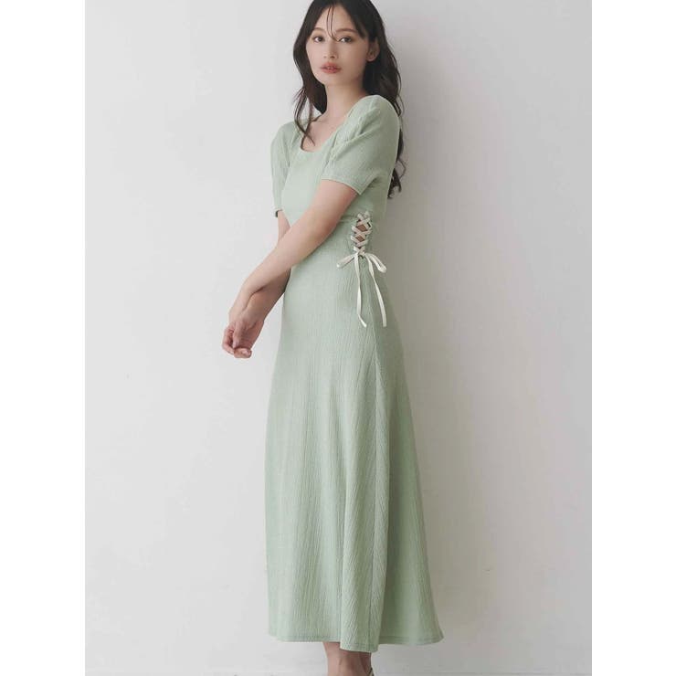 サイドレースアップカットワンピース | MERCURYDUO | 詳細画像9 