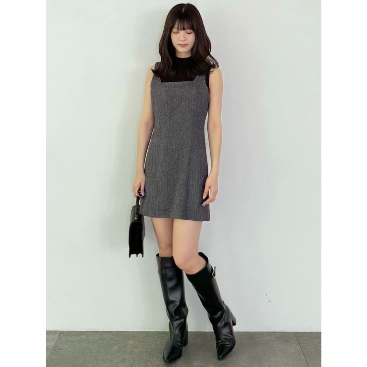 ヘリンボーンタイトミニジャンスカ | MERCURYDUO | 詳細画像15 