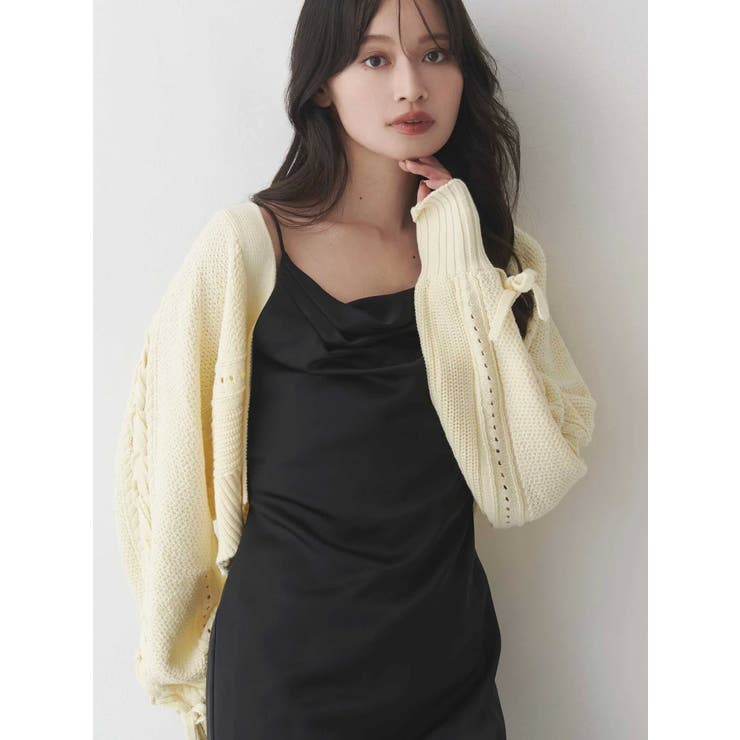 サテンキャミナローワンピース | MERCURYDUO | 詳細画像10 