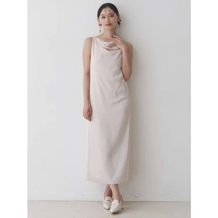 サテンキャミナローワンピース | MERCURYDUO | 詳細画像12 