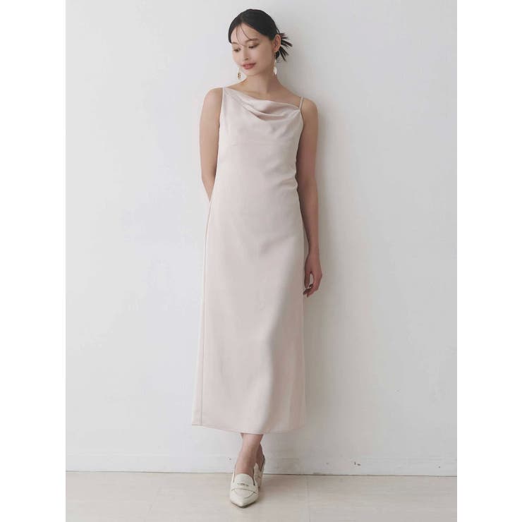 サテンキャミナローワンピース | MERCURYDUO | 詳細画像13 