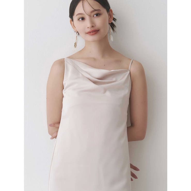 サテンキャミナローワンピース | MERCURYDUO | 詳細画像14 