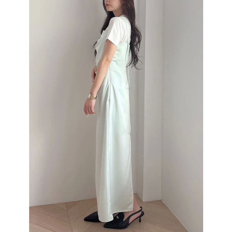 サテンキャミナローワンピース | MERCURYDUO | 詳細画像36 