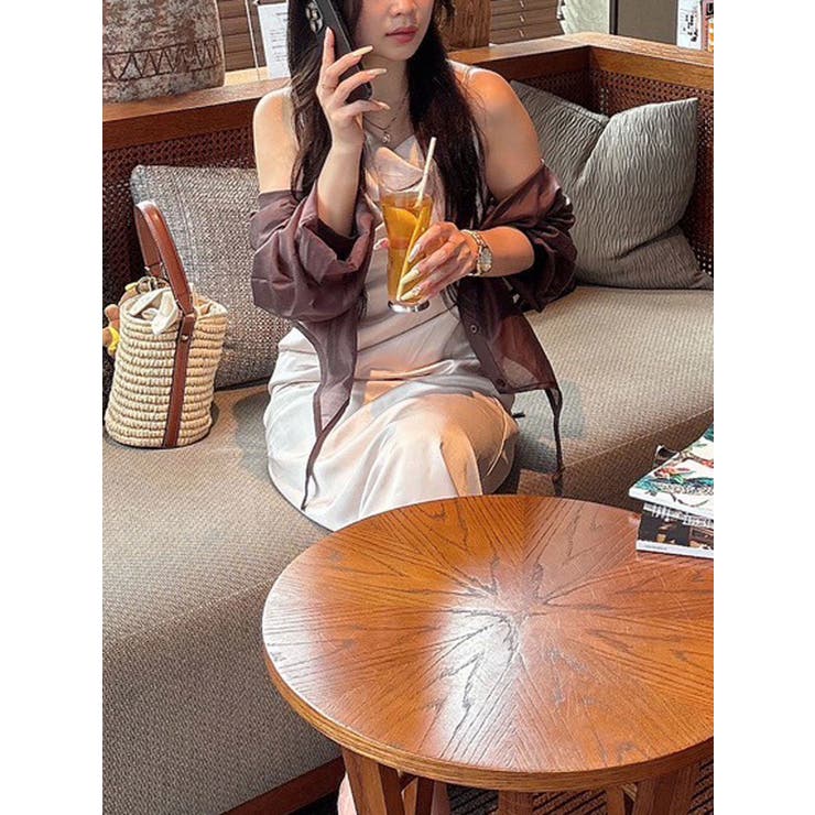 サテンキャミナローワンピース | MERCURYDUO | 詳細画像44 