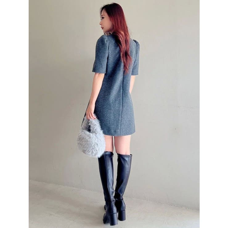 バイカラーレースミニワンピース | MERCURYDUO | 詳細画像35 