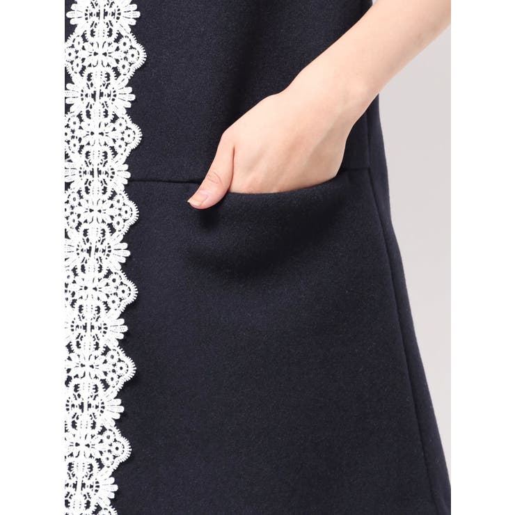 バイカラーレースミニワンピース | MERCURYDUO | 詳細画像47 