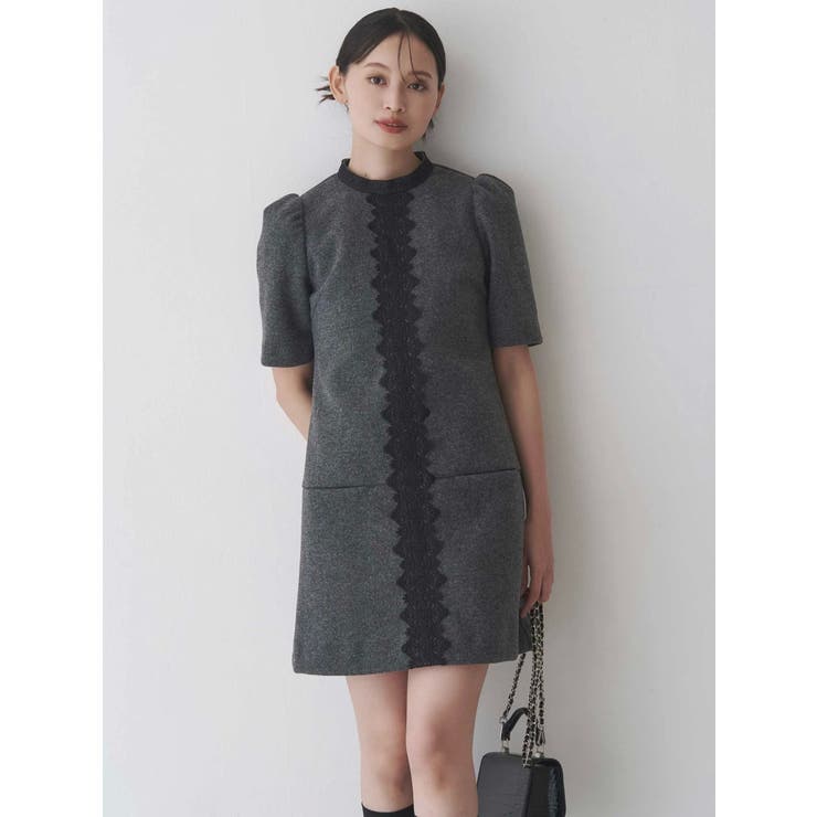 バイカラーレースミニワンピース | MERCURYDUO | 詳細画像8 