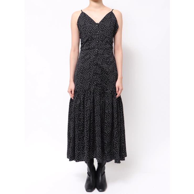 ドットプリントナローワンピース | MERCURYDUO | 詳細画像10 